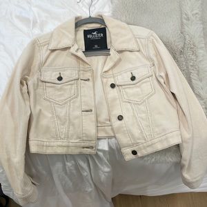 Corduroy Cream Jacket - XS fits like a S